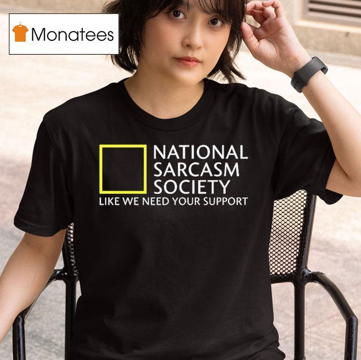 Anne Burrell Wearing National Sarcasm Society Like We Need Your Support Shirt