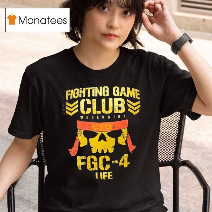 Fighting Game Club Worldwide Fgc-4 Life Shirt