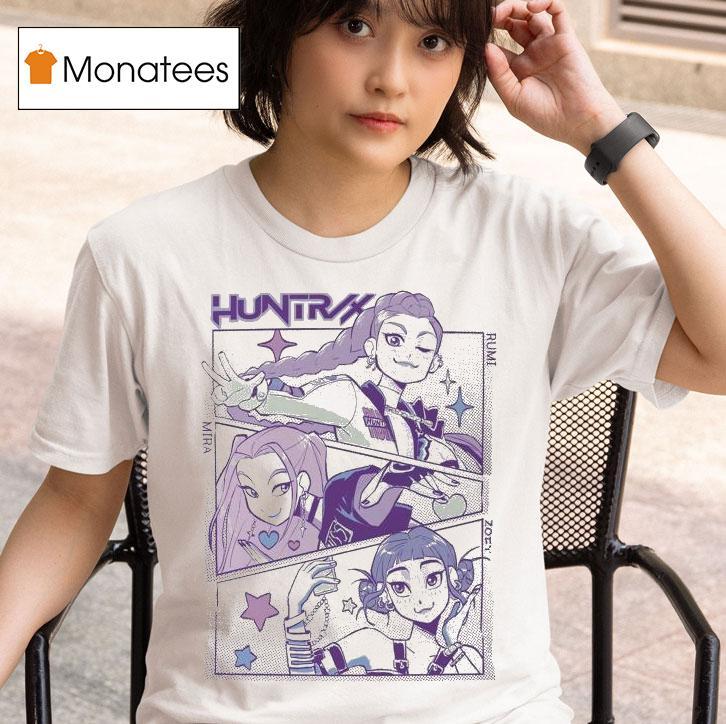 Kpop Demon Hunters Huntrix Rumi Mira And Zoey Shirt