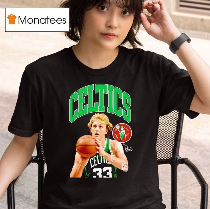 Larry Bird Boston Celtics Basketball Signature Shirt