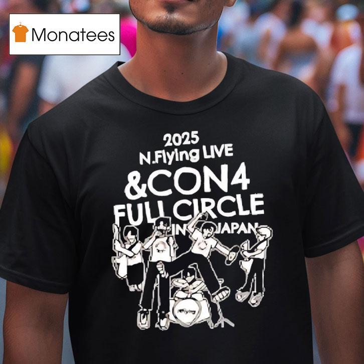 2025 Nflying Live And Con4 Full Circle In Japan T-shirs
