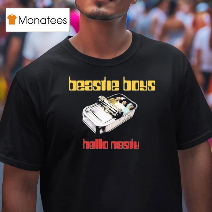Hello Nasty Sketch Blue T-Shirt - Beastie Boys Official Store