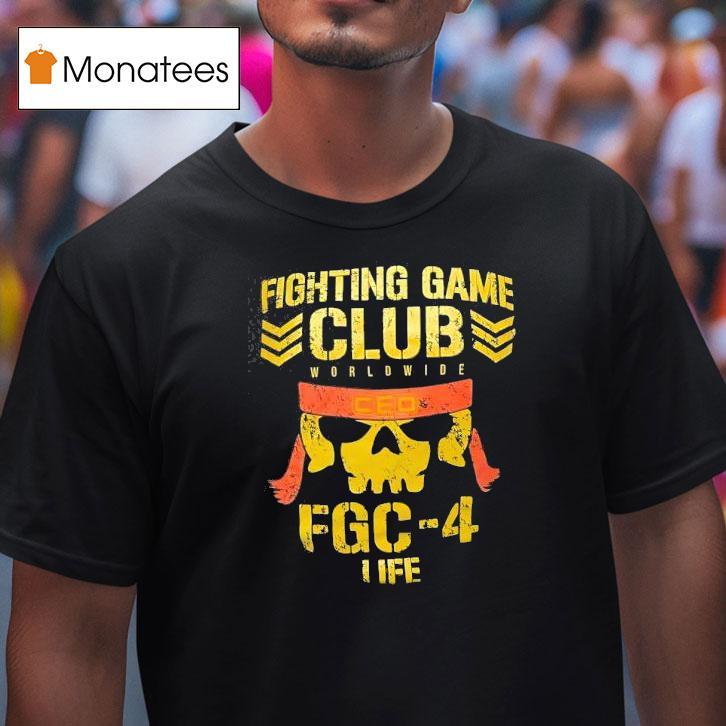 Fighting Game Club Worldwide Fgc-4 Life Shirt