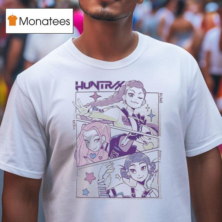 Kpop Demon Hunters Huntrix Rumi Mira And Zoey Shirt