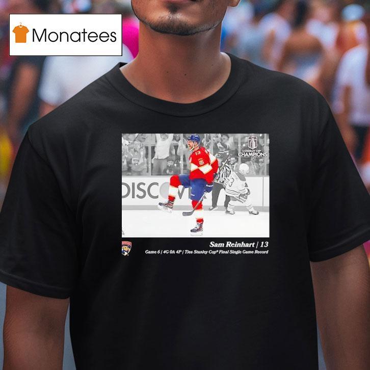 Sam Reinhart 13 Florida Panthers Hockey Photo Shirt