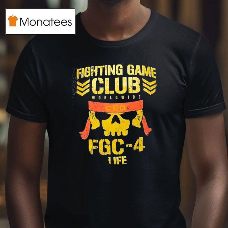 Fighting Game Club Worldwide Fgc-4 Life Shirt