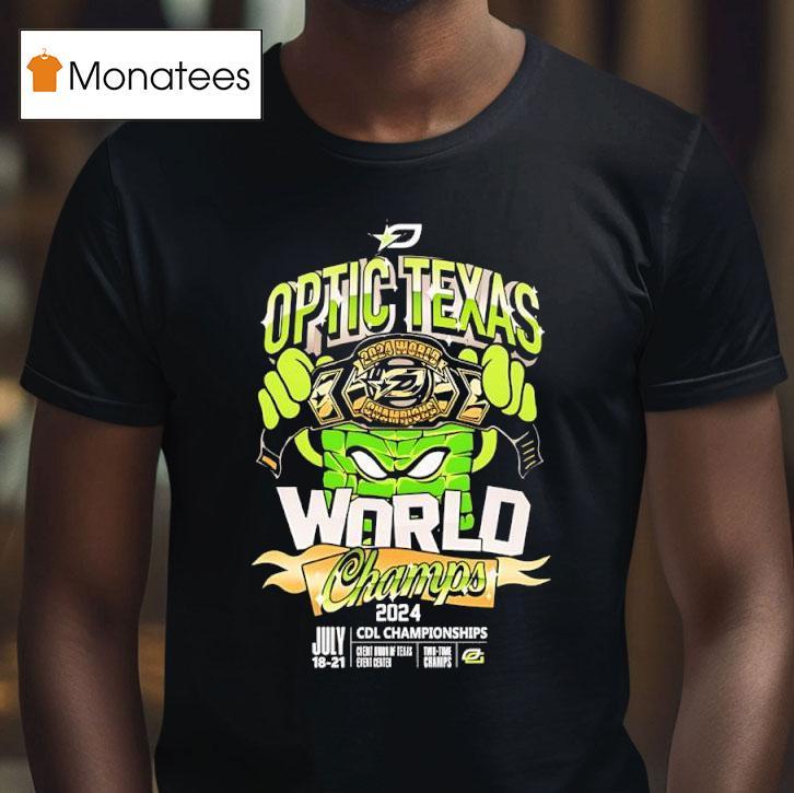 Optic Texas Gaming Cdl Champs 2024 Shirt